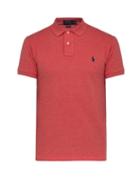 Matchesfashion.com Polo Ralph Lauren - Logo Embroidered Cotton Piqu Polo T Shirt - Mens - Coral