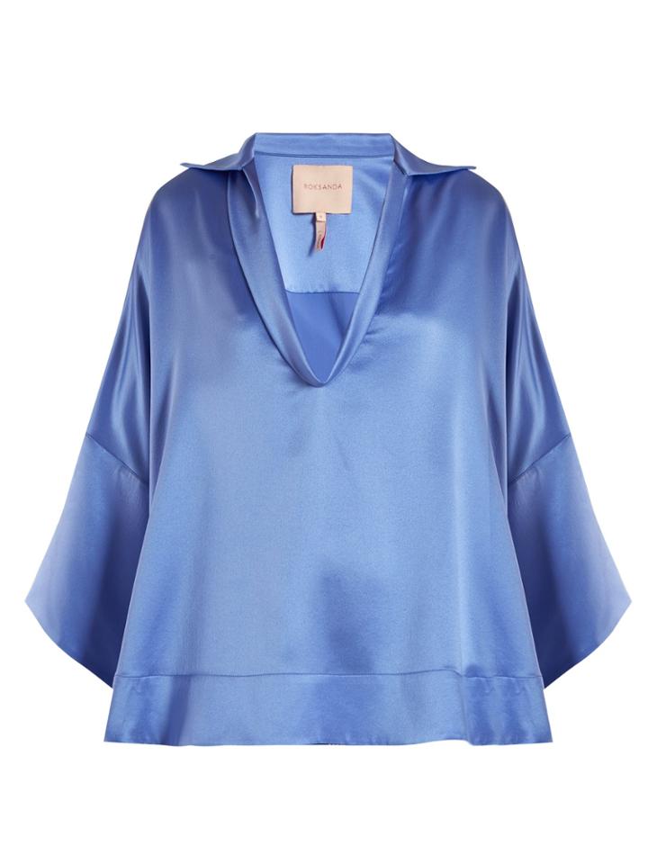 Roksanda Mai Silk Satin Blouse