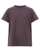Matchesfashion.com Jeanerica Jeans & Co. - Marcel 200 Short Sleeved Cotton T Shirt - Mens - Grey Navy