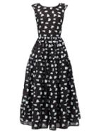 Matchesfashion.com Cecilie Bahnsen - Ruth Fil-coup Dress - Womens - Black Multi