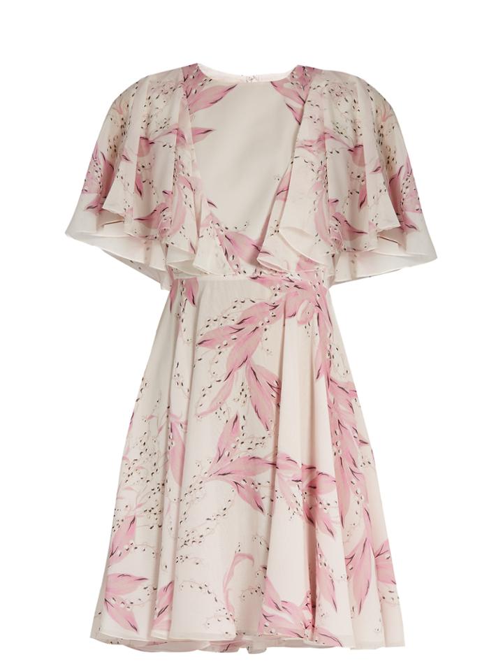 Giambattista Valli Floral-print Silk-georgette Dress