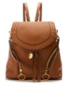 See By Chloé Olga Medium Grained-leather Backpack