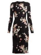 Dolce & Gabbana Angel And Floral-print Midi Dress