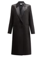 Matchesfashion.com Ann Demeulemeester - Satin Shine Overcoat - Womens - Black