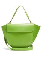 Matchesfashion.com Wandler - Hortensia Trapeze Leather Bag - Womens - Green