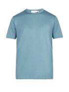 Matchesfashion.com Sunspel - Crew Neck Cotton Jersey T Shirt - Mens - Light Blue
