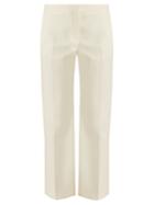Alexander Mcqueen Satin-panel Wide-leg Wool-blend Tuxedo Trousers