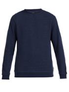 Matchesfashion.com Oliver Spencer - Robin Crew Neck Cotton Sweatshirt - Mens - Navy