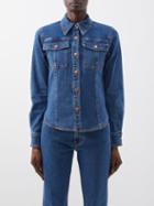 See By Chlo - Button-down Denim Shirt - Womens - Indigo