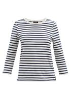 Matchesfashion.com A.p.c. - Striped Cotton-jersey T-shirt - Womens - Blue White