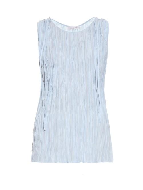 Altuzarra Budo Sleeveless Crepe Top