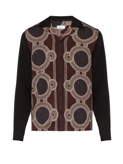 Matchesfashion.com Saturdays Nyc - Marco Mosaic Print Shirt - Mens - Black Multi