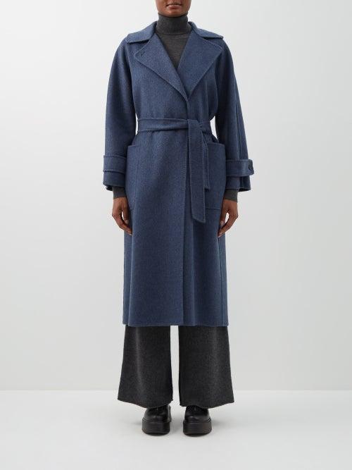 Max Mara - Feluca Coat - Womens - Blue