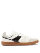 Matchesfashion.com Ami - Gum Sole Suede & Leather Trainers - Mens - White