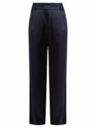 Sies Marjan Tatum Straight-leg Duchess-satin Trousers