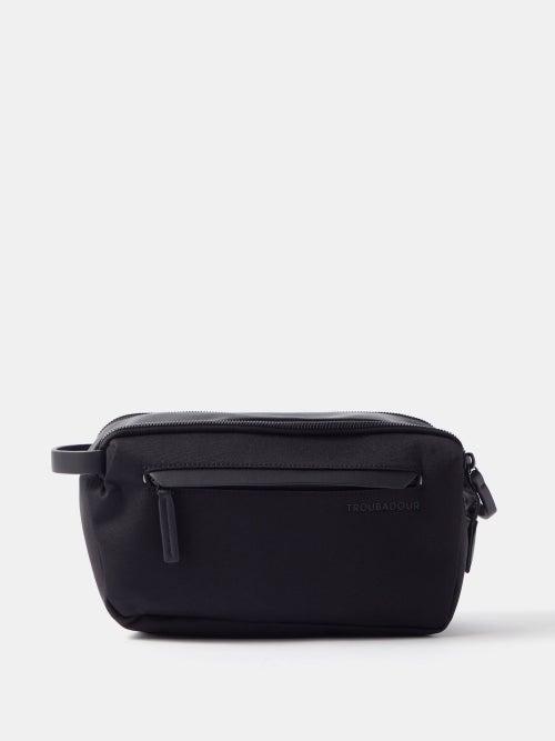 Troubadour - Gallivant Waterproof Recycled-fibre Wash Bag - Mens - Black