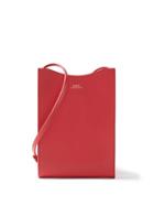 A.p.c. - Jamie Leather Cross-body Bag - Womens - Red