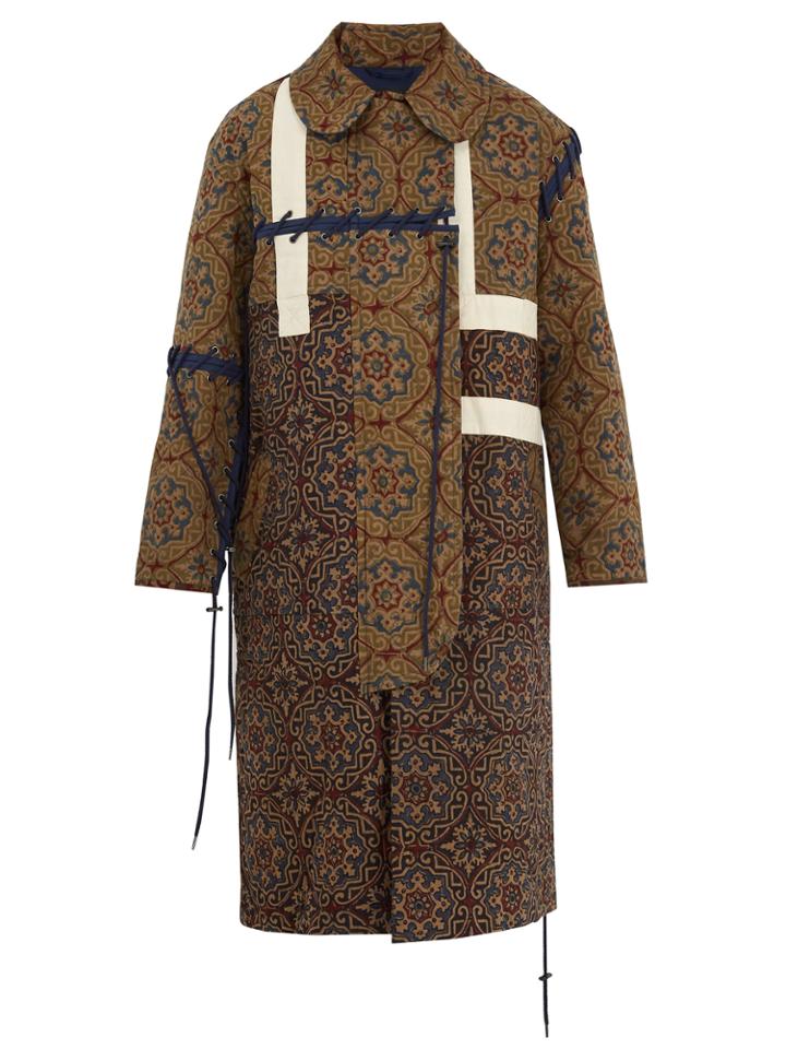 Craig Green Tile-print Quilted Cotton Coat