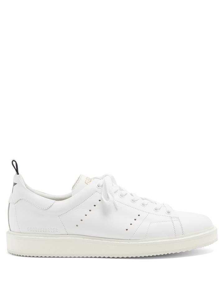 Golden Goose Deluxe Brand Stater Low-top Leather Trainers