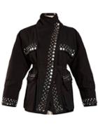 Matchesfashion.com Isabel Marant - Emmy Reversible Stud Embellished Jacket - Womens - Black