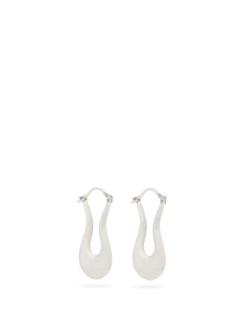 Matchesfashion.com Marni - Drop Curved Earrings - Womens - Silver