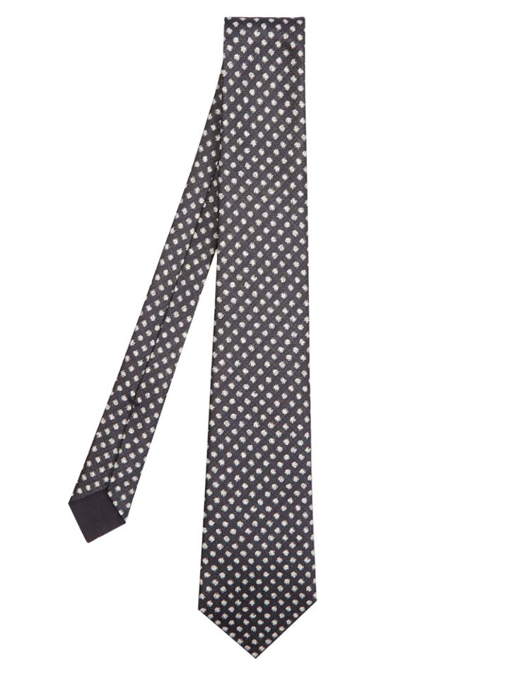 Bottega Veneta Polka-dot Jacquard Silk Tie