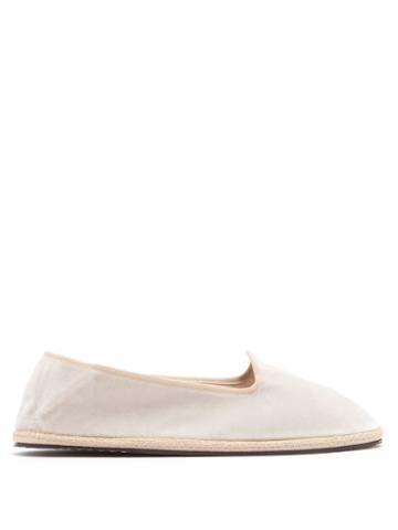Matchesfashion.com Allagiulia - Velvet Espadrilles - Mens - Beige