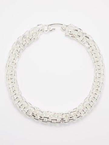 Jil Sander - Massive Knots Necklace - Womens - Silver