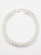 Jil Sander - Massive Knots Necklace - Womens - Silver