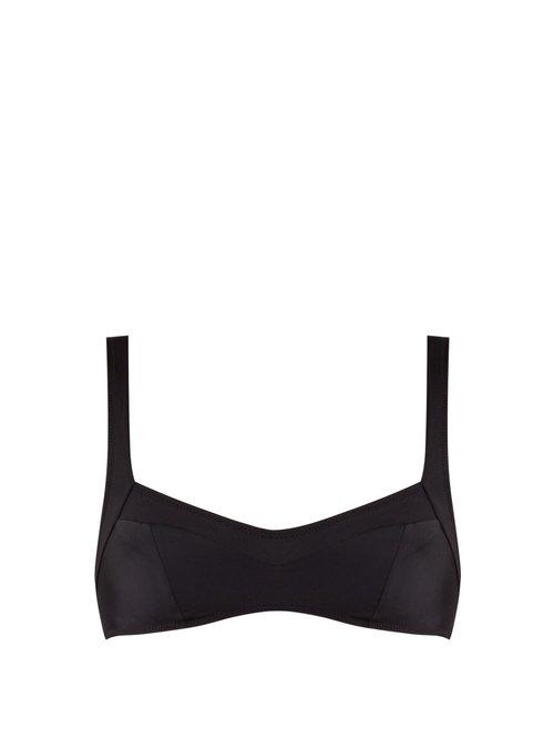 Matchesfashion.com Solid & Striped - The Molly Bikini Top - Womens - Black
