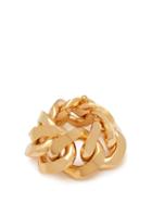 Matchesfashion.com Bottega Veneta - Gold Plated Curb Chain Bracelet - Womens - Gold