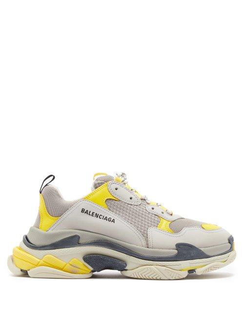 Matchesfashion.com Balenciaga - Triple S Low Top Trainers - Mens - Grey Multi