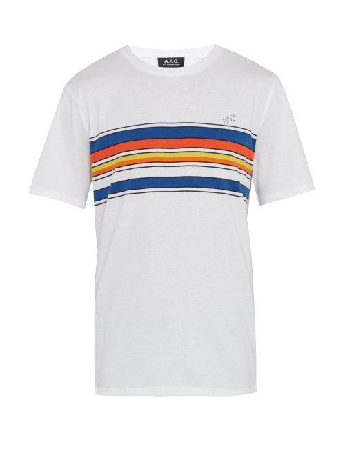 Matchesfashion.com A.p.c. - Beme Cotton Jersey T Shirt - Mens - White