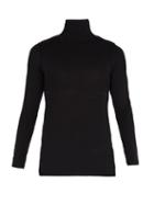 Matchesfashion.com Vetements - Inside Out Roll Neck Top - Mens - Black