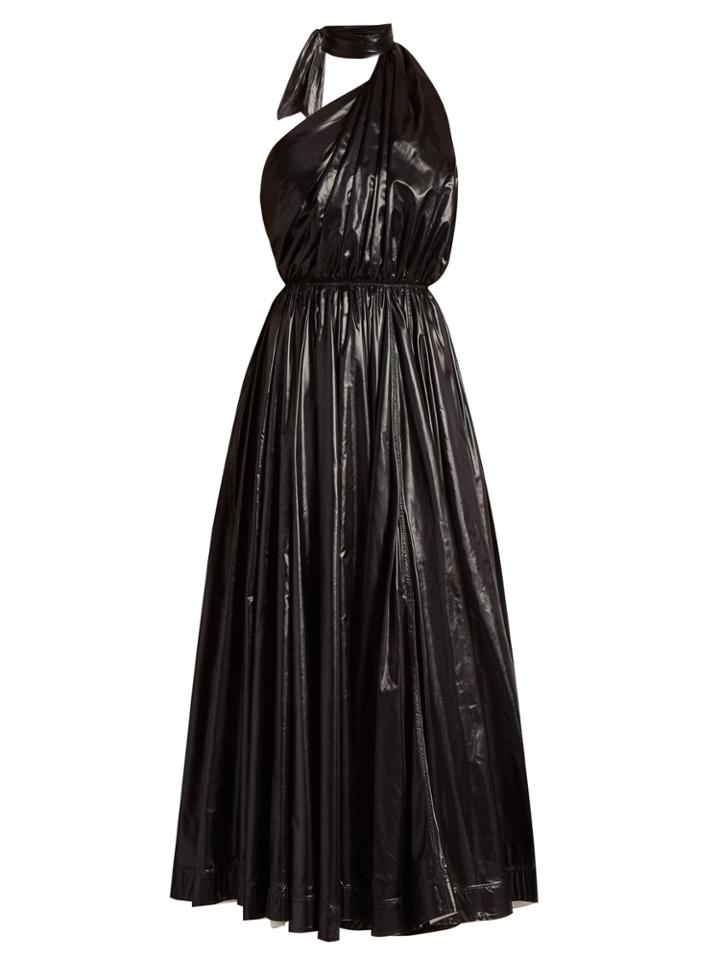 Calvin Klein 205w39nyc Aysymmetric Halterneck Dress