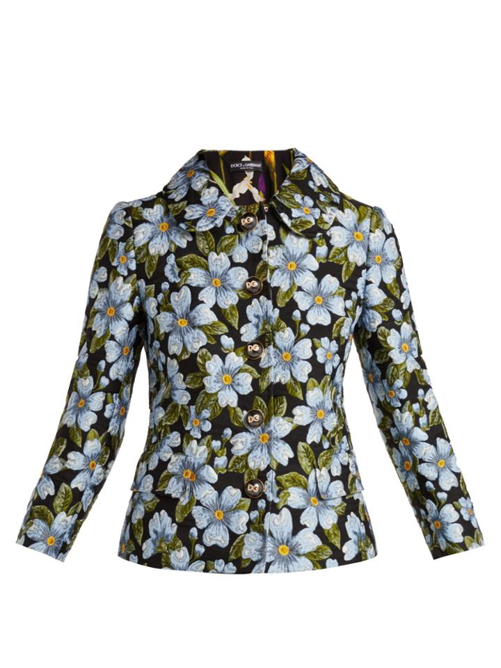Dolce & Gabbana Floral Jacquard Jacket