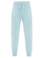 Joostricot - Cuffed Knitted Wool-blend Trousers - Womens - Light Blue