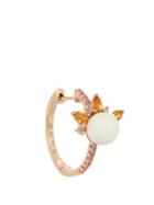 Elise Dray Sapphire, Agate & Pink-gold Earring