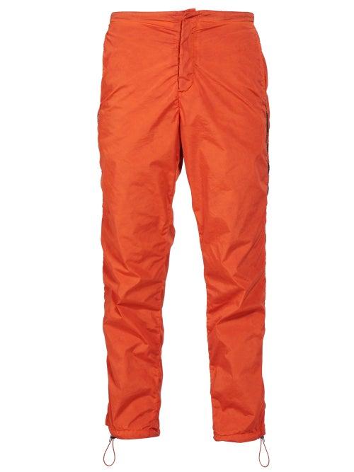 Matchesfashion.com Heron Preston - Side Zip Technical Track Pants - Mens - Red