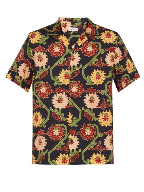 Matchesfashion.com Saturdays Nyc - Canty Peony Print Shirt - Mens - Red Multi