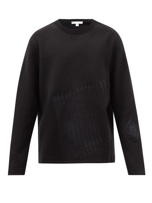 Y-3 - Optimistic Illusions Wool-blend Sweatshirt - Mens - Black