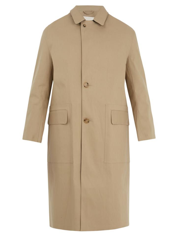 Mackintosh Single-breasted Bonded-cotton Trench Coat