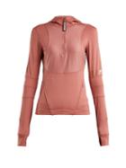 Matchesfashion.com Adidas By Stella Mccartney - Run Hooded Performance Top - Womens - Pink
