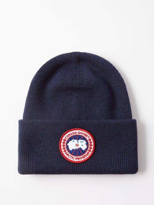 Canada Goose - Arctic Disc Toque Merino Beanie Hat - Mens - Dark Navy