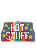 Sarah's Bag Hot Stuff Embellished Clutch