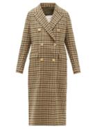 Matchesfashion.com Giuliva Heritage Collection - The Cindy Gunclub Check Wool Overcoat - Womens - Beige Multi