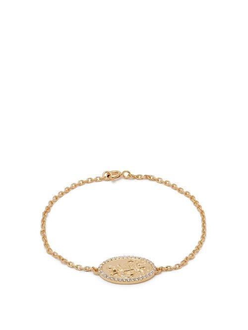 Matchesfashion.com Theodora Warre - St Christopher Gold Plated Bracelet - Womens - Gold