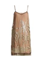 Matchesfashion.com No. 21 - Glitter Embellished Palm Tree Tulle Slip Dress - Womens - Black