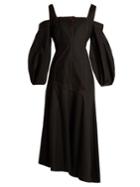 Ellery Mississippi Asymmetric Stretch-cotton Maxi Dress