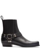 Gucci Stanley Leather Ankle Boots